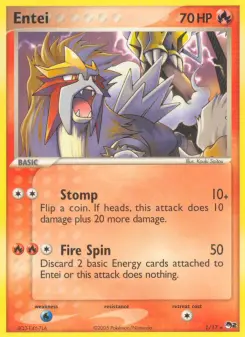 Entei — carte 1 de l’extension POP Série 2