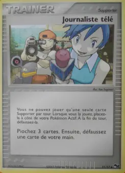 Journaliste télé — carte 11 de l’extension POP Série 2