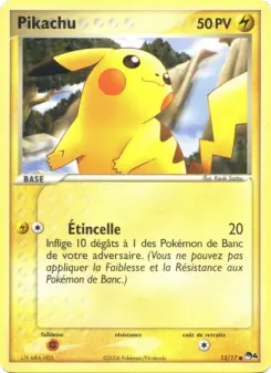 Pikachu — carte 13 de l’extension POP Série 4