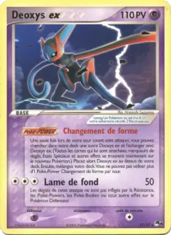 Deoxys ex — carte 17 de l’extension POP Série 4