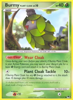 Burmy Plant Cloak — carte 11 de l’extension POP Série 7