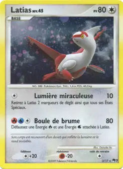 Latias — carte 3 de l’extension POP Série 7