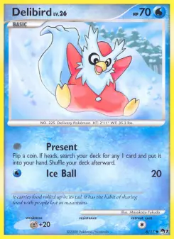 Delibird — carte 6 de l’extension POP Série 7