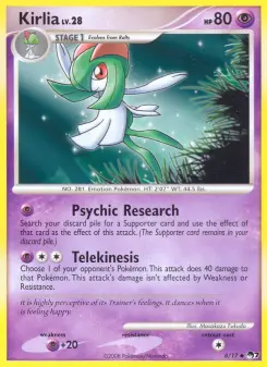 Kirlia — carte 8 de l’extension POP Série 7