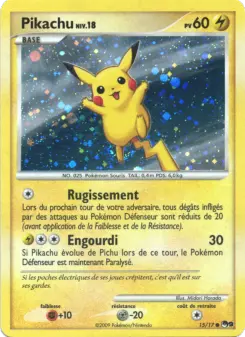 Pikachu — carte 15 de l’extension POP Série 9