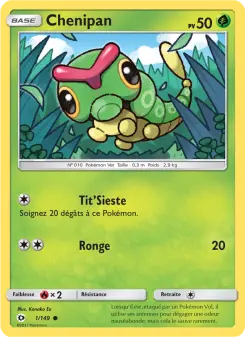 Chenipan — carte 1 de l’extension Soleil et Lune