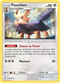 Ponchien — carte 104 de l’extension Soleil et Lune