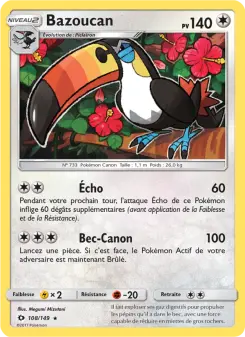 Bazoucan — carte 108 de l’extension Soleil et Lune