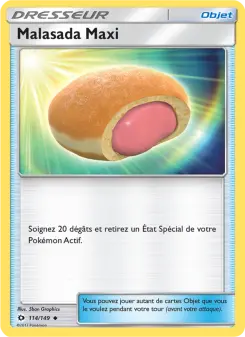 Malasada Maxi — carte 114 de l’extension Soleil et Lune