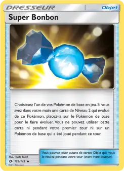 Super Bonbon — carte 129 de l’extension Soleil et Lune