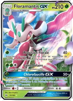 Floramantis GX — carte 15 de l’extension Soleil et Lune