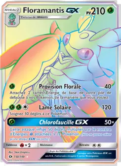 Floramantis GX — carte 150 de l’extension Soleil et Lune