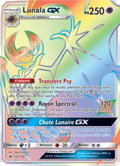Lunala GX — carte 153 de l’extension Soleil et Lune