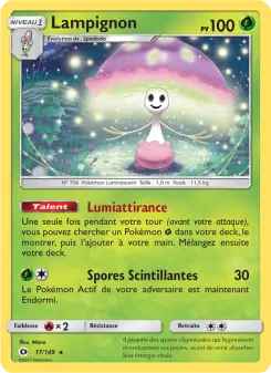 Lampignon — carte 17 de l’extension Soleil et Lune