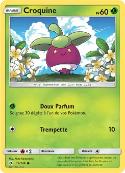 Croquine — carte 18 de l’extension Soleil et Lune