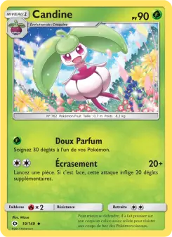 Candine — carte 19 de l’extension Soleil et Lune
