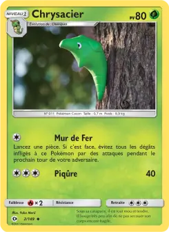 Chrysacier — carte 2 de l’extension Soleil et Lune