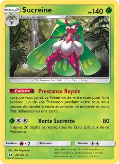 Sucreine — carte 20 de l’extension Soleil et Lune