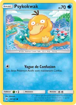 Psykokwak — carte 28 de l’extension Soleil et Lune