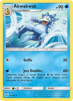 Akwakwak — carte 29 de l’extension Soleil et Lune