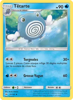 Têtarte — carte 31 de l’extension Soleil et Lune