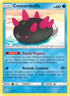 Concombaffe — carte 47 de l’extension Soleil et Lune
