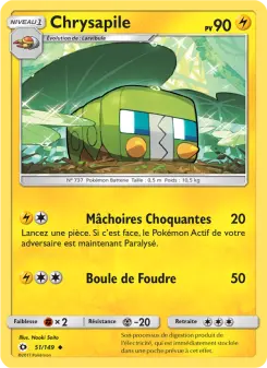 Chrysapile — carte 51 de l’extension Soleil et Lune