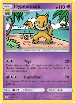 Hypnomade — carte 60 de l’extension Soleil et Lune