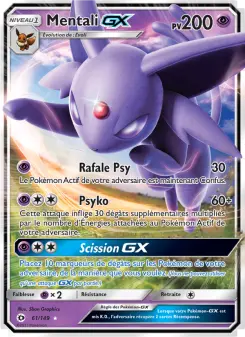 Mentali GX — carte 61 de l’extension Soleil et Lune
