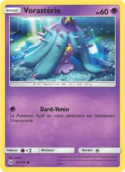Vorastérie — carte 62 de l’extension Soleil et Lune
