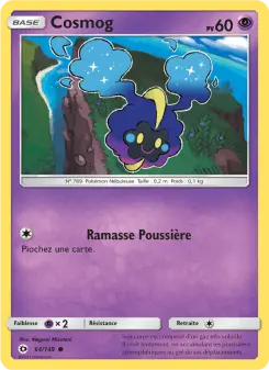 Cosmog — carte 64 de l’extension Soleil et Lune