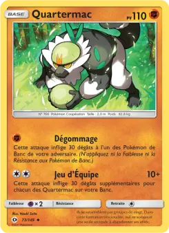 Quartermac — carte 73 de l’extension Soleil et Lune
