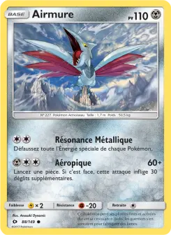 Airmure — carte 88 de l’extension Soleil et Lune