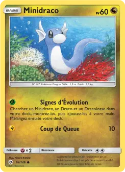 Minidraco — carte 94 de l’extension Soleil et Lune