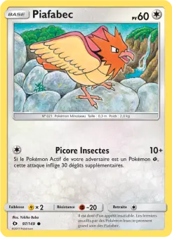 Piafabec — carte 97 de l’extension Soleil et Lune