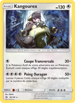 Kangourex — carte 99 de l’extension Soleil et Lune
