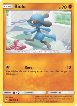 Riolu — carte 102 de l’extension Alliance Infaillible