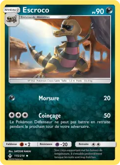 Escroco — carte 115 de l’extension Alliance Infaillible