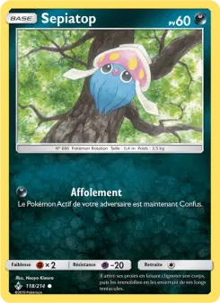 Sepiatop — carte 118 de l’extension Alliance Infaillible