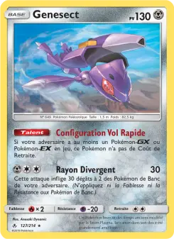 Genesect — carte 127 de l’extension Alliance Infaillible