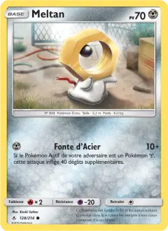 Meltan — carte 128 de l’extension Alliance Infaillible