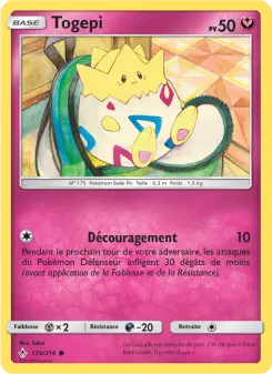 Togepi — carte 136 de l’extension Alliance Infaillible