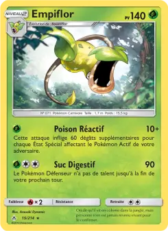 Empiflor — carte 15 de l’extension Alliance Infaillible