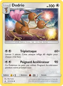 Dodrio — carte 151 de l’extension Alliance Infaillible