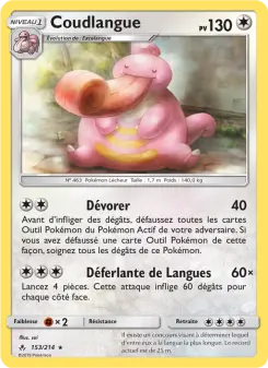 Coudlangue — carte 153 de l’extension Alliance Infaillible