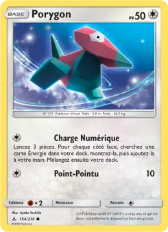 Porygon — carte 154 de l’extension Alliance Infaillible