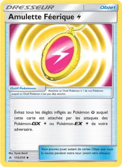 Amulette Féerique Lightning — carte 172 de l’extension Alliance Infaillible