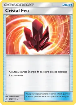 Cristal Feu — carte 173 de l’extension Alliance Infaillible