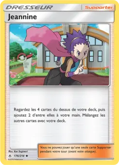 Jeannine — carte 176 de l’extension Alliance Infaillible