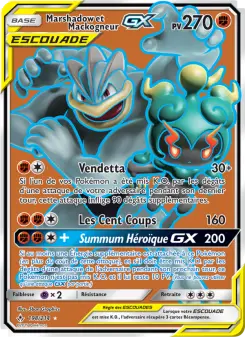 Marshadow et Mackogneur GX — carte 198 de l’extension Alliance Infaillible